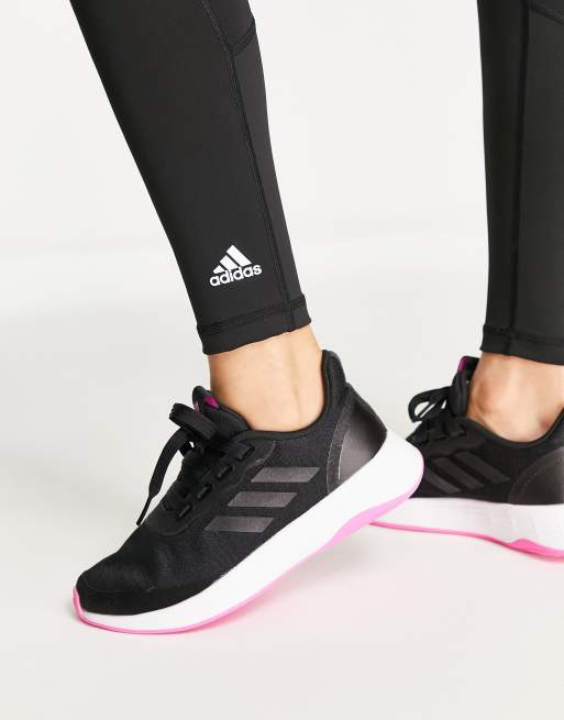 Adidas qt racer store women's black