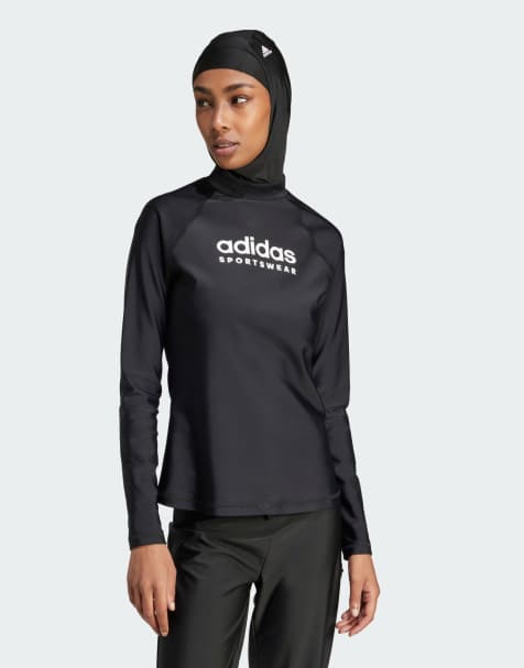 adidas - Rash Guard - Top a maniche lunghe nero - view 1