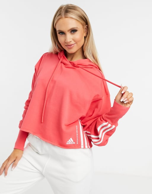 Adidas active 2024 icons cropped hoodie