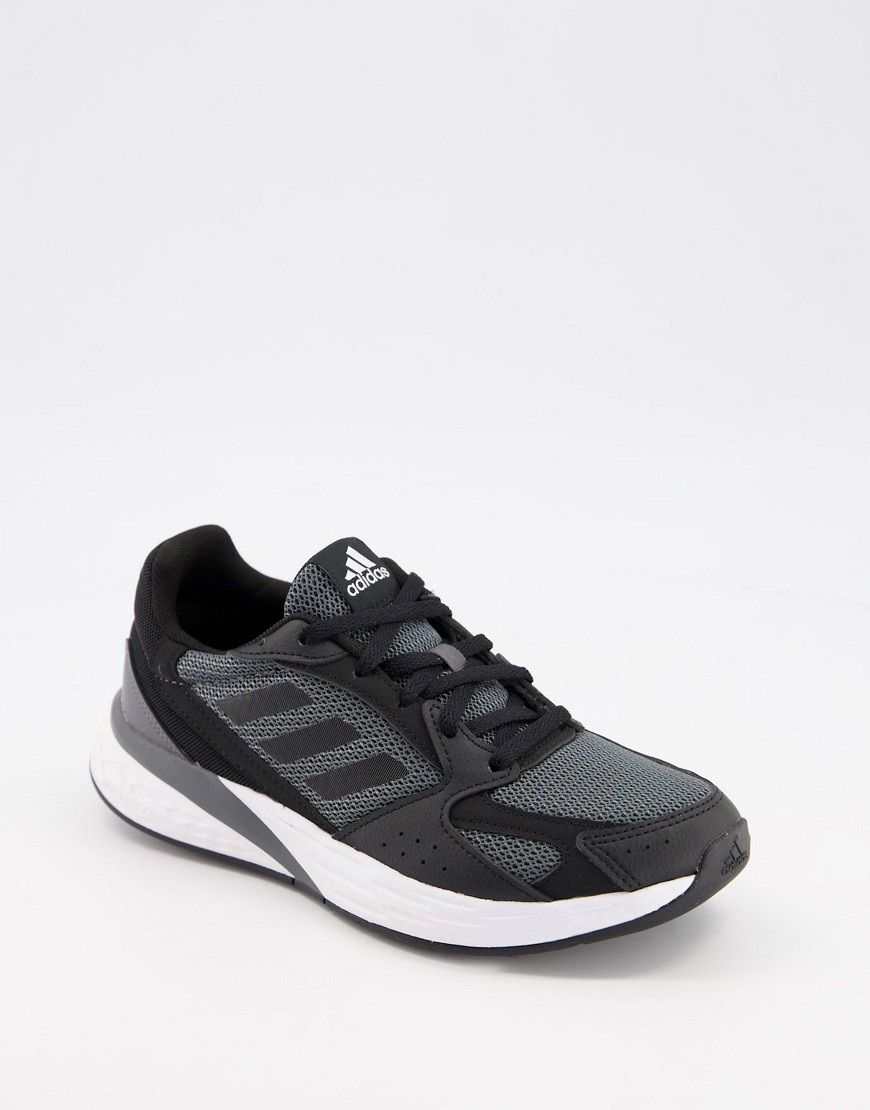 Adidas - Response Run - Hardloopschoenen in zwart en wit