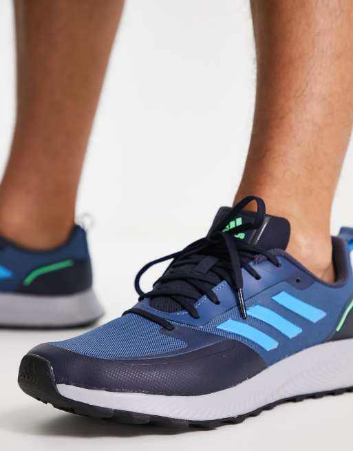 Adidas running shop azules