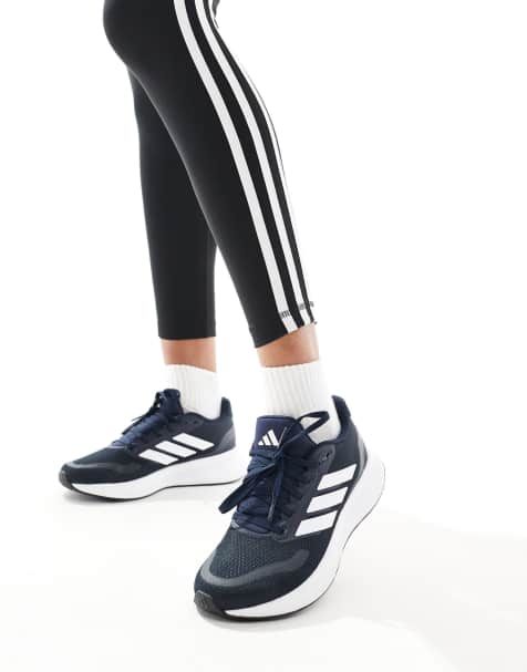 adidas - RunFalcon 5 - Baskets de course - Bleu marine, noir et blanc - view 1