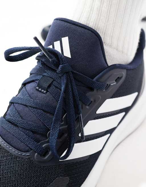 adidas - RunFalcon 5 - Baskets de course - Bleu marine, noir et blanc, 3 de 5