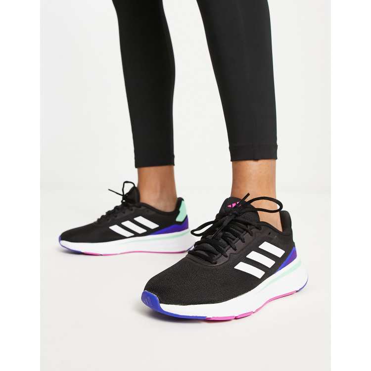 adidas Runing Start Your Run Baskets Noir et blanc ASOS