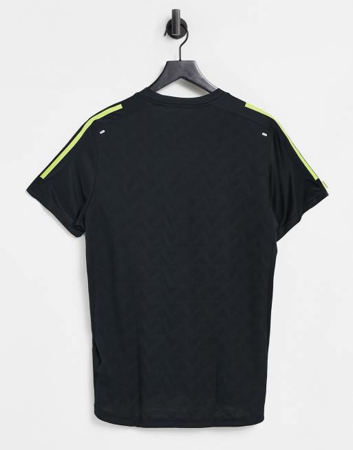 Adidas black and yellow shirt sale