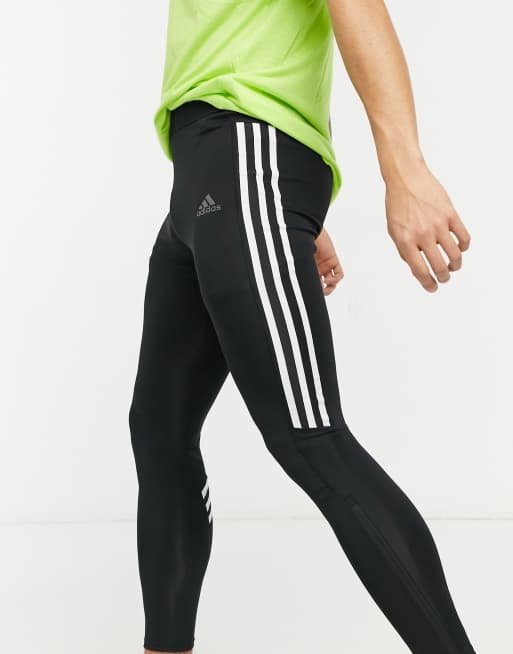 Adidas 3 shop stripe tight