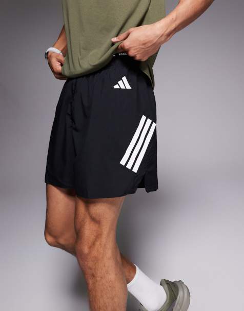 adidas Running 365 3-Stripes shorts in black - view 1