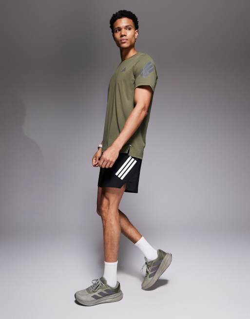 adidas – Running – 365 – Svarta shorts med tre ränder i sidan, 2 av 5