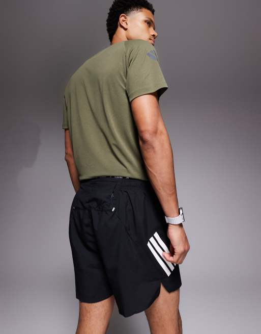 adidas – Running – 365 – Svarta shorts med tre ränder i sidan, 4 av 5