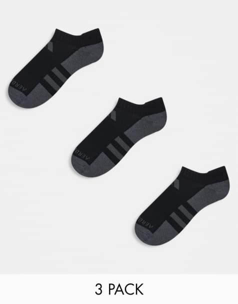 adidas – Running – 3er-Set Knöchelsocken in Schwarz - view 1