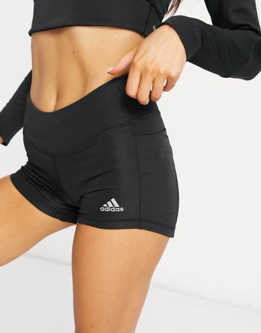 Black booty shorts store adidas