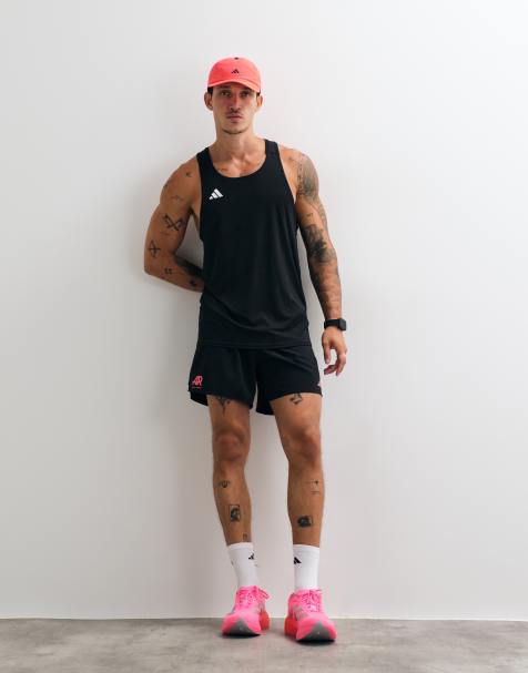 adidas Running adi365 AR shorts i svart och rosa - view 1