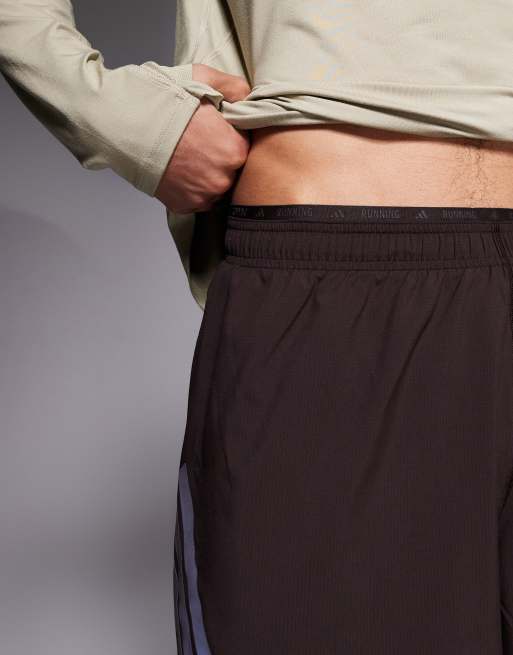 adidas Running – adi365 – Bruna shorts med 3 reflexränder, 5 av 5