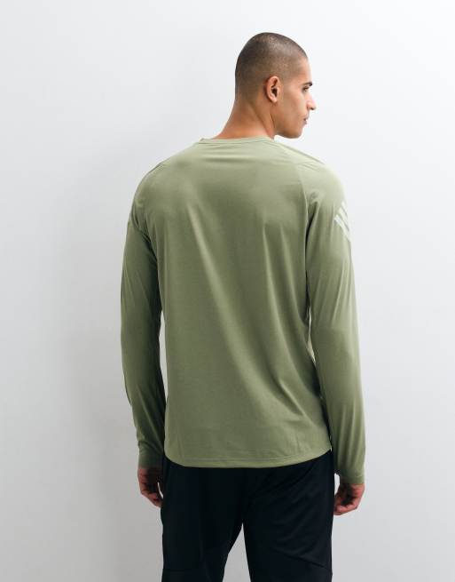 adidas Running adi365 long sleeve top in khaki, 5 of 5