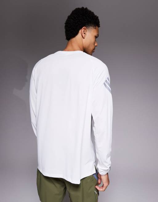 adidas Running adi365 long sleeve top in white, 3 of 5
