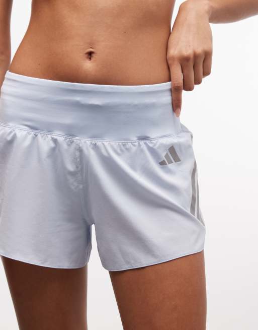 adidas Running - Adi365- Pantaloncini color crystal sky con tre strisce, 2 di 5