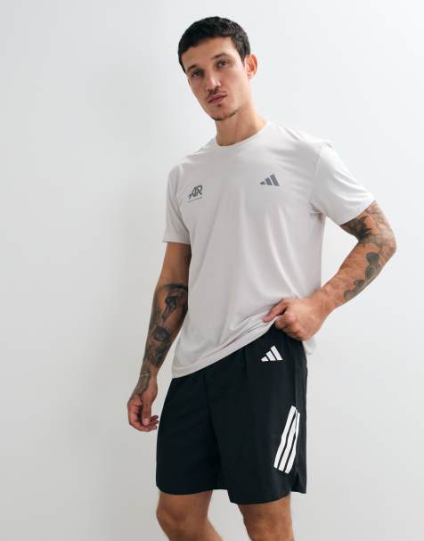 adidas Running adi365 shorts 7 inch con 3 strisce nere - view 1
