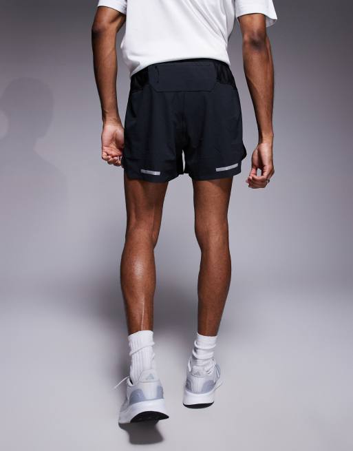 adidas Running adi365 shorts in black, 4 of 5