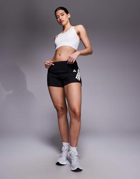 adidas Running Adi365 shorts with three stripes in black - view 1