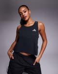 [adidas performance] adidas Running Adi365 singlet in black M Black