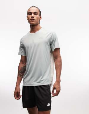 adidas Running adi365 t-shirt in sage