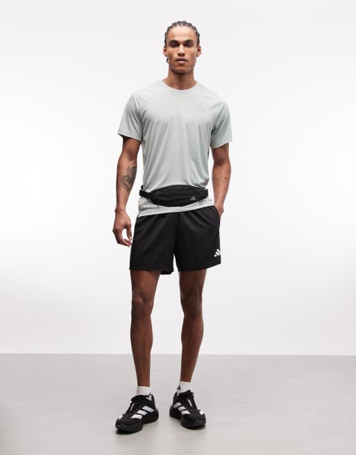 adidas Running ADI365 t-shirt in sage, 2 of 5