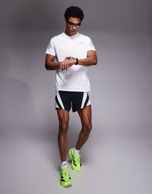 adidas Running Adi365 T-shirt z odblaskowymi paskami w kolorze białym, 2 z 5