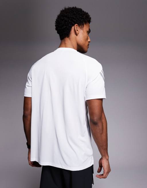 adidas Running Adi365 T-shirt z odblaskowymi paskami w kolorze białym, 3 z 5