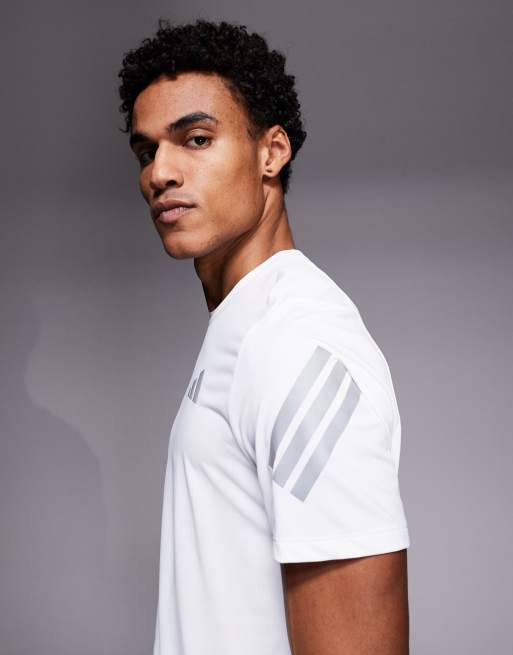 adidas Running Adi365 T-shirt z odblaskowymi paskami w kolorze białym, 4 z 5