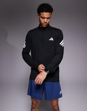 adidas Running adi365 top in black