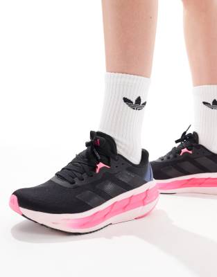 adidas Running - Adistar 3 - Sneaker in Schwarz und Rosa