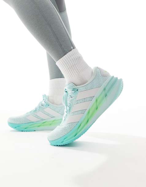 adidas Running – Adistar 4 – Buty sportowe do biegania w miętowym, metalicznym i limonkowym kolorze - view 1