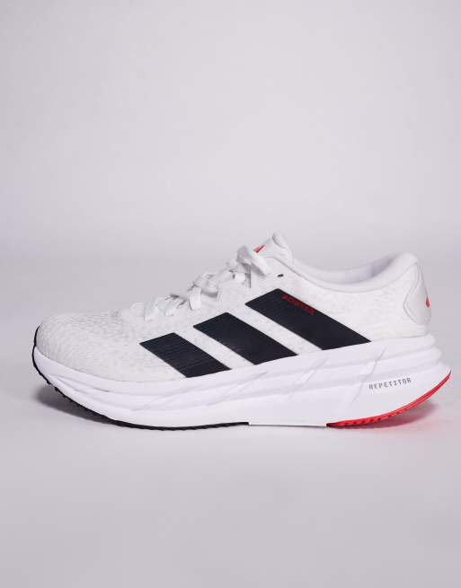 adidas Running – Adistar 4 – Sneaker in Weiß, Schwarz und Rot, 3 von 5