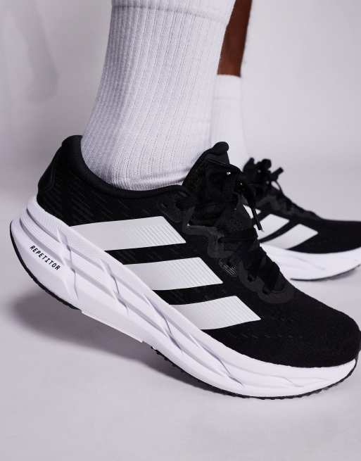adidas Running – Adistar 4 – Svarta och vita träningsskor, 3 av 5