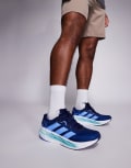 [adidas performance] adidas Running Adistar 4 trainers in blue and white 39 1/3 dark blue/blue fusion