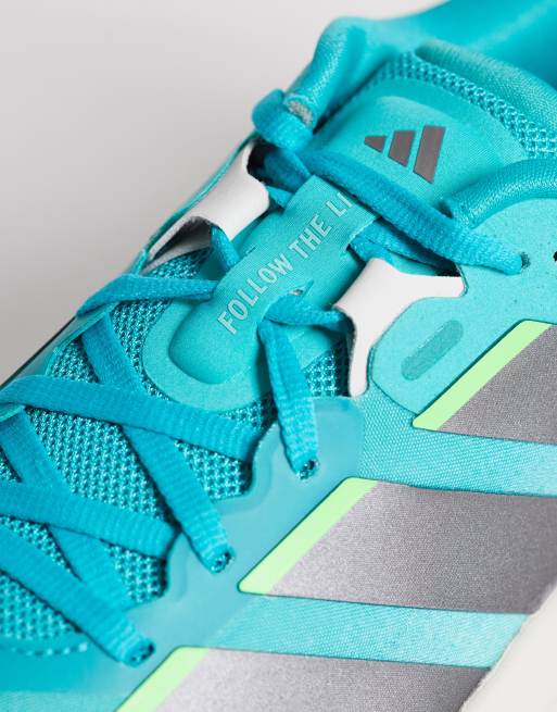 adidas Running Adistar 5 sneakers i turkis og grøn, 3 af 5