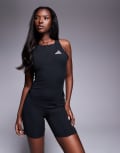 [adidas performance] adidas Running Adizero all in one in black S black