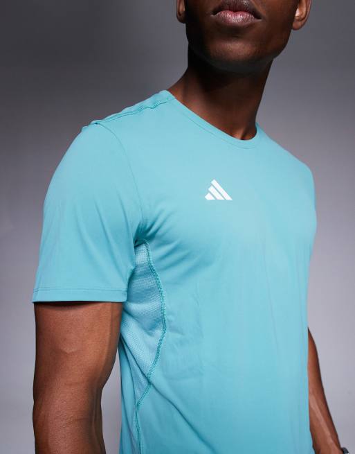 adidas Running - Adizero - Blågrøn T-shirt, 4 af 4