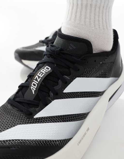 adidas Running Adizero Boston 13 EQT shoes in core black / cloud white / gre , 3 of 5