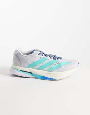 Running - Adizero Boston 13 - Lauf-Sneaker in Grau und Blau Grau 36 2/3
