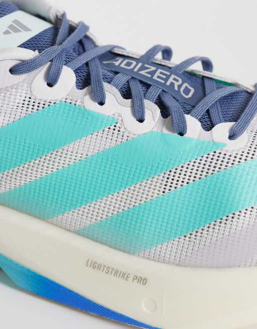 adidas Running – Adizero Boston 13 – Lauf-Sneaker in Grau und Blau, 3 von 5