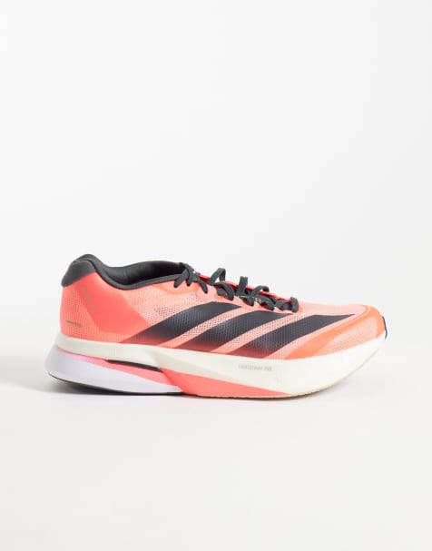 adidas Running Adizero Boston 13 sneakers rosse e grigie - view 1