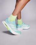 [adidas performance] adidas Running Adizero Boston 13 trainers in blue and yellow 39 1/3 semi flash aqua/zero