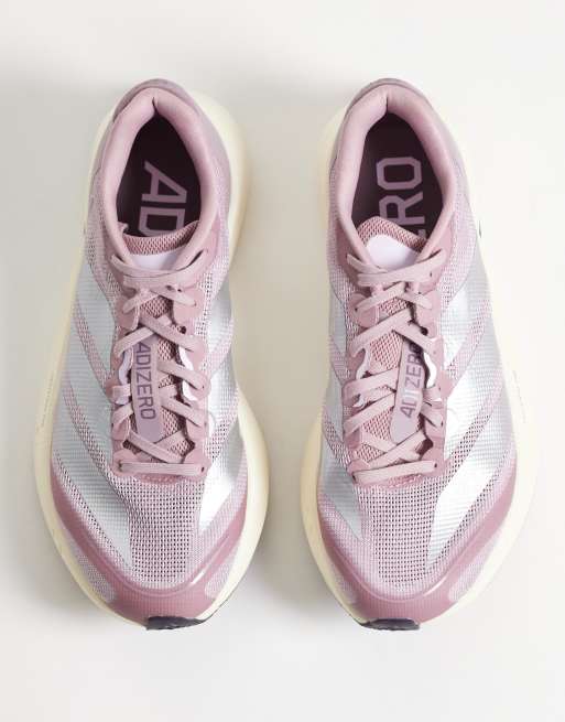 adidas Running Adizero Boston 13 trainers in lilac, 3 of 5
