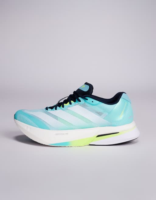 adidas Running Adizero Boston 13 w turkusowym niebieskim i białym, 2 z 5