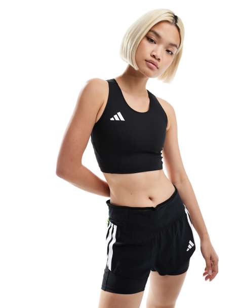 adidas Running – Adizero – Czarny top bez rękawów - view 1