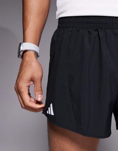 adidas Running – Adizero Essentials – Shorts in Schwarz - view 1