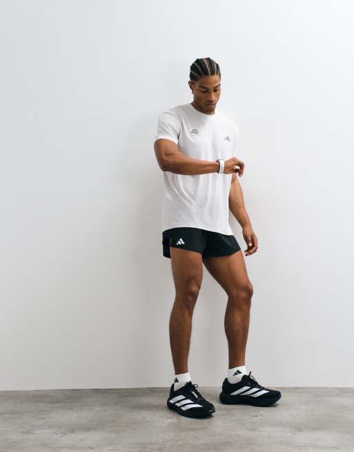 adidas Running – Adizero Essentials – Shorts in Schwarz, 3 von 5