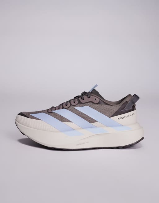 adidas – Running Adizero EVO SL ATR – Bruna och blå löparskor, 2 av 5