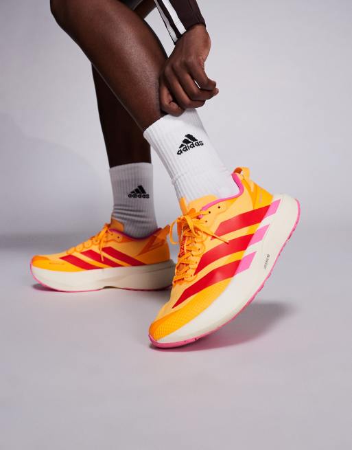 adidas – Running Adizero EVO SL ATR – Buty sportowe w kolorze różowo-pomarańczowo-czerwonym – tylko w ASOS